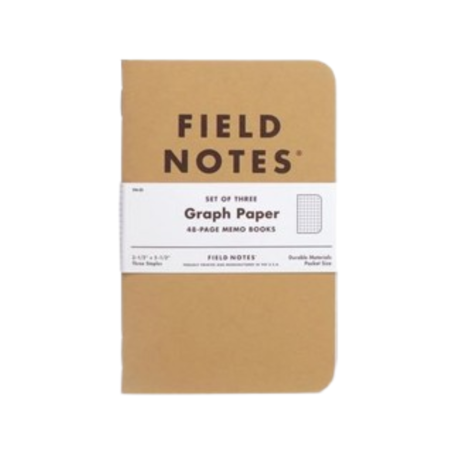 Original Kraft 3-Packs Memo Books - The Stkr Store