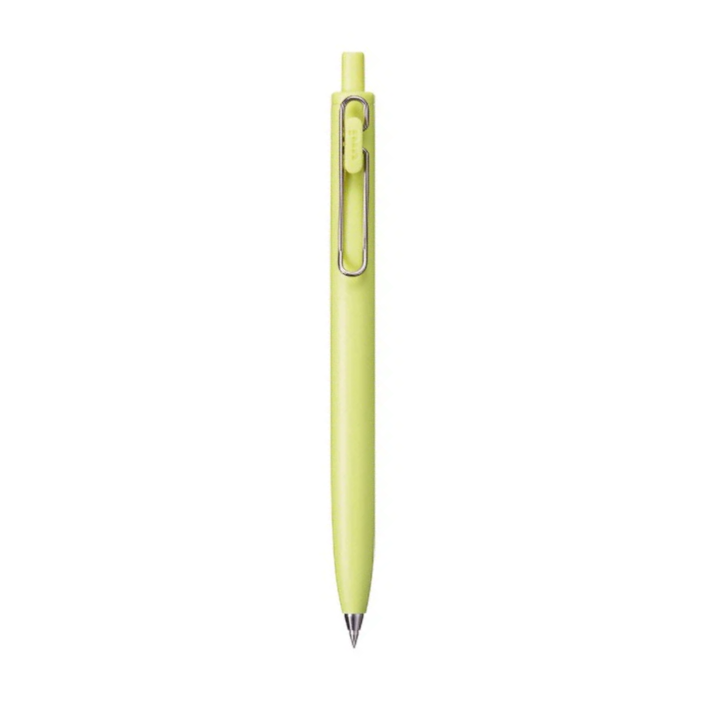 Yellow pen on a white background