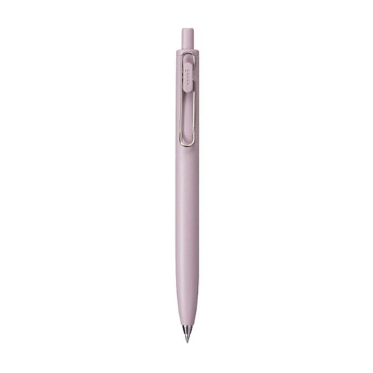 Pink pen on a white background