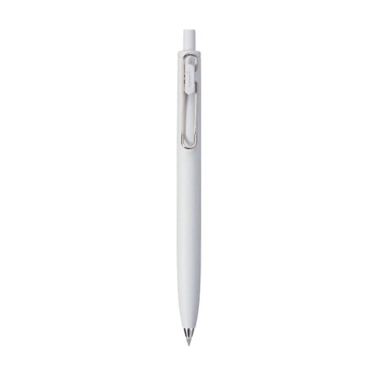White pen with stylus on a white background