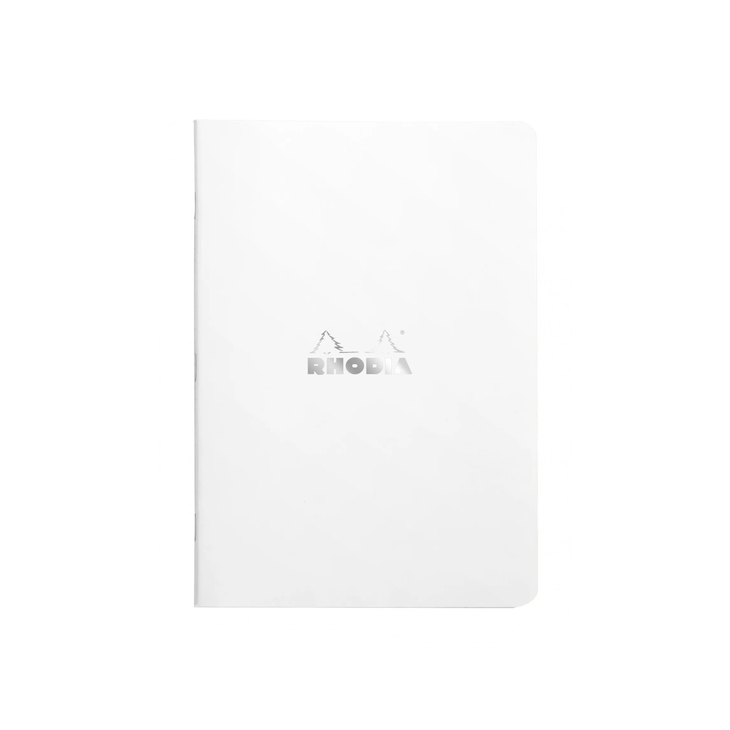 Rhodia Ice White Lined Staple Bound Notebook - The Stkr Store