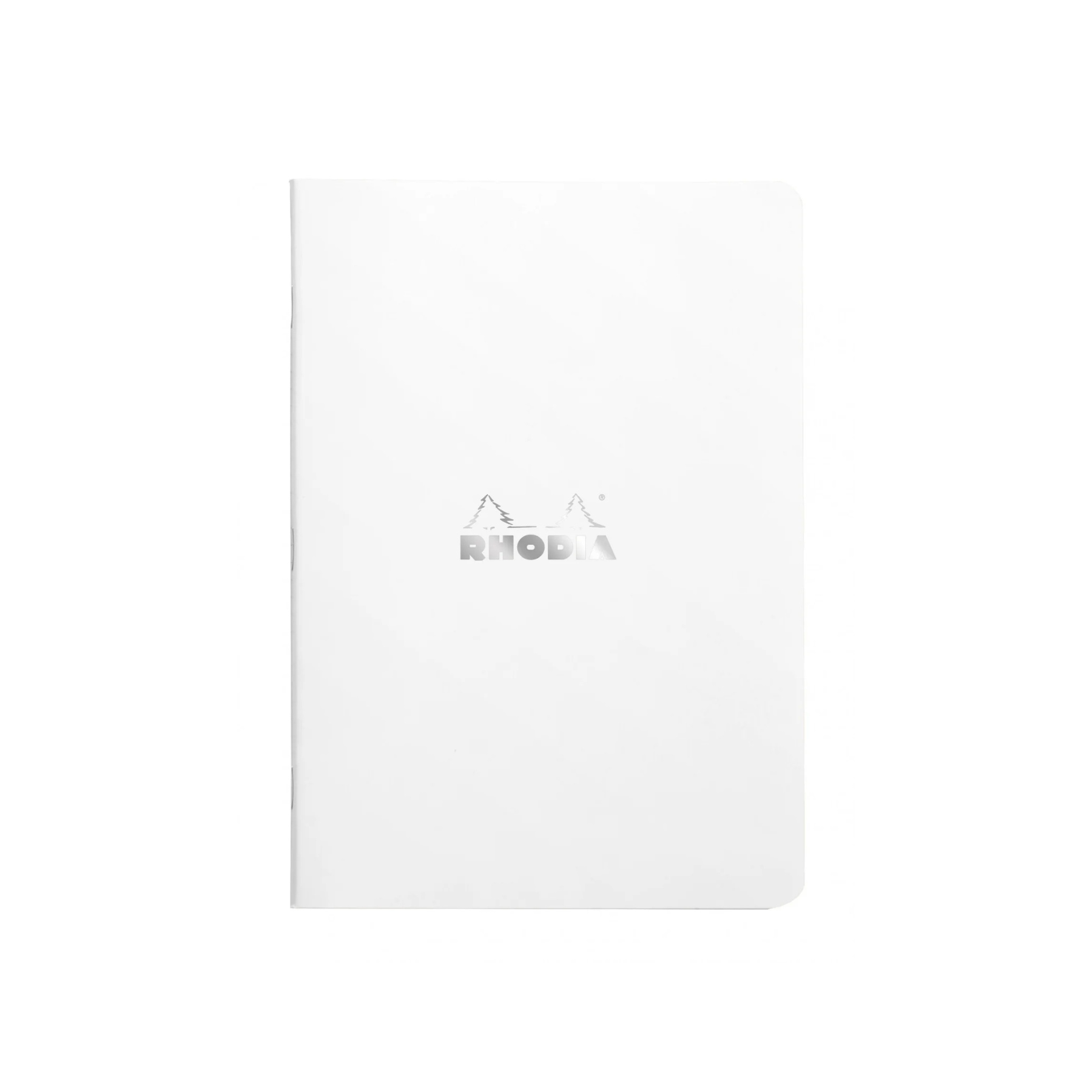 Rhodia Ice White Lined Staple Bound Notebook - The Stkr Store
