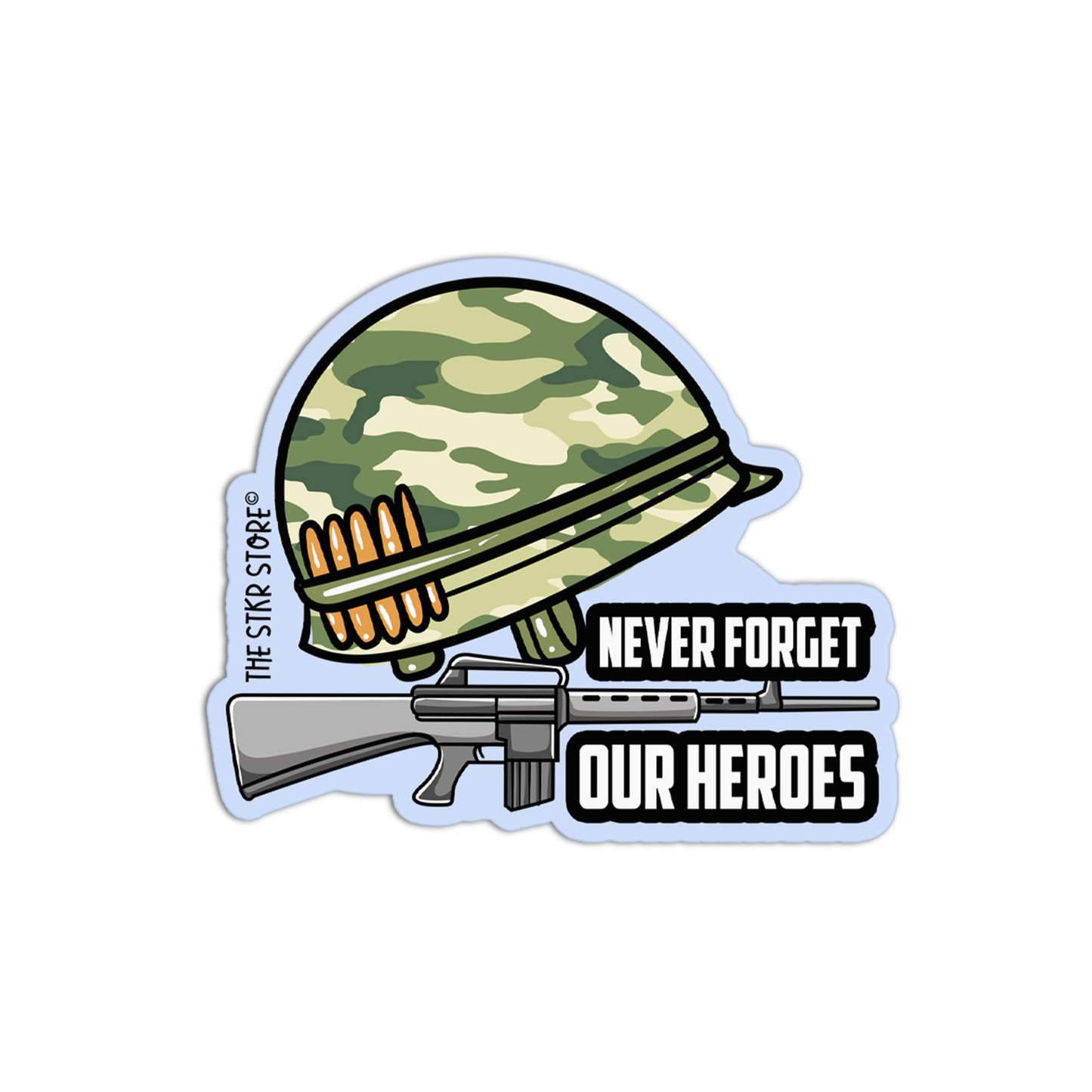 Never forget our heroes Sticker