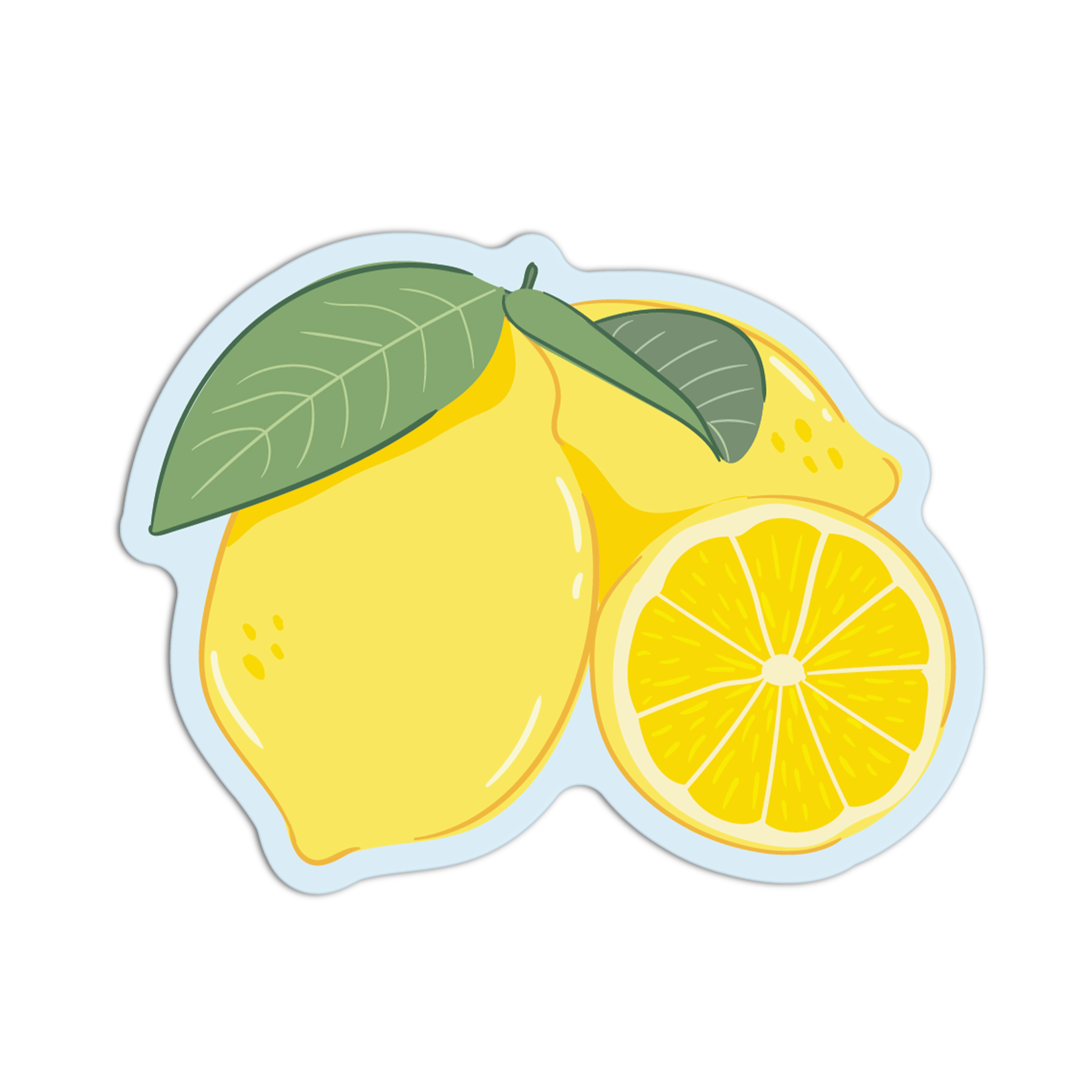 Whole and Slice Lemon - Italian Vibes Sticker – The Stkr Store