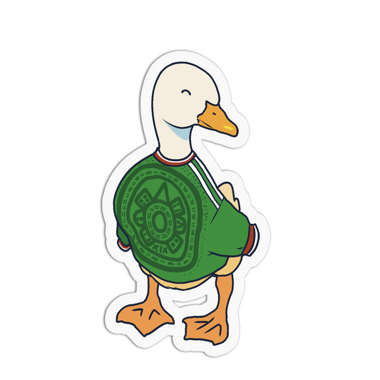 Mexico Duck Soccer World Cup Sticker