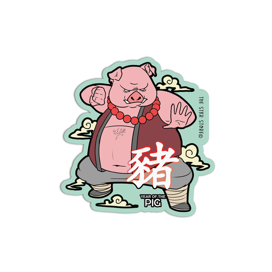 Year Of The Pig Zodiac Stickers
