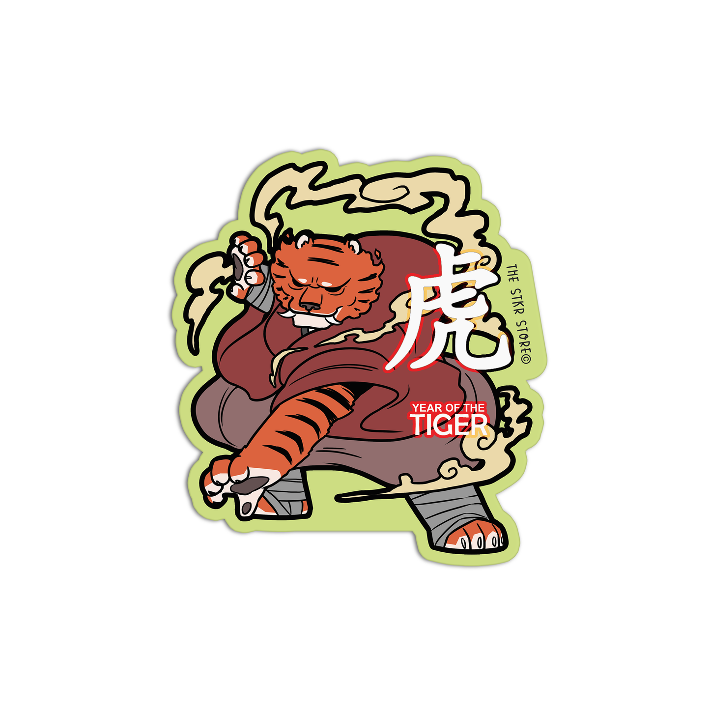 Year Of The Tiger Zodiac Stickers