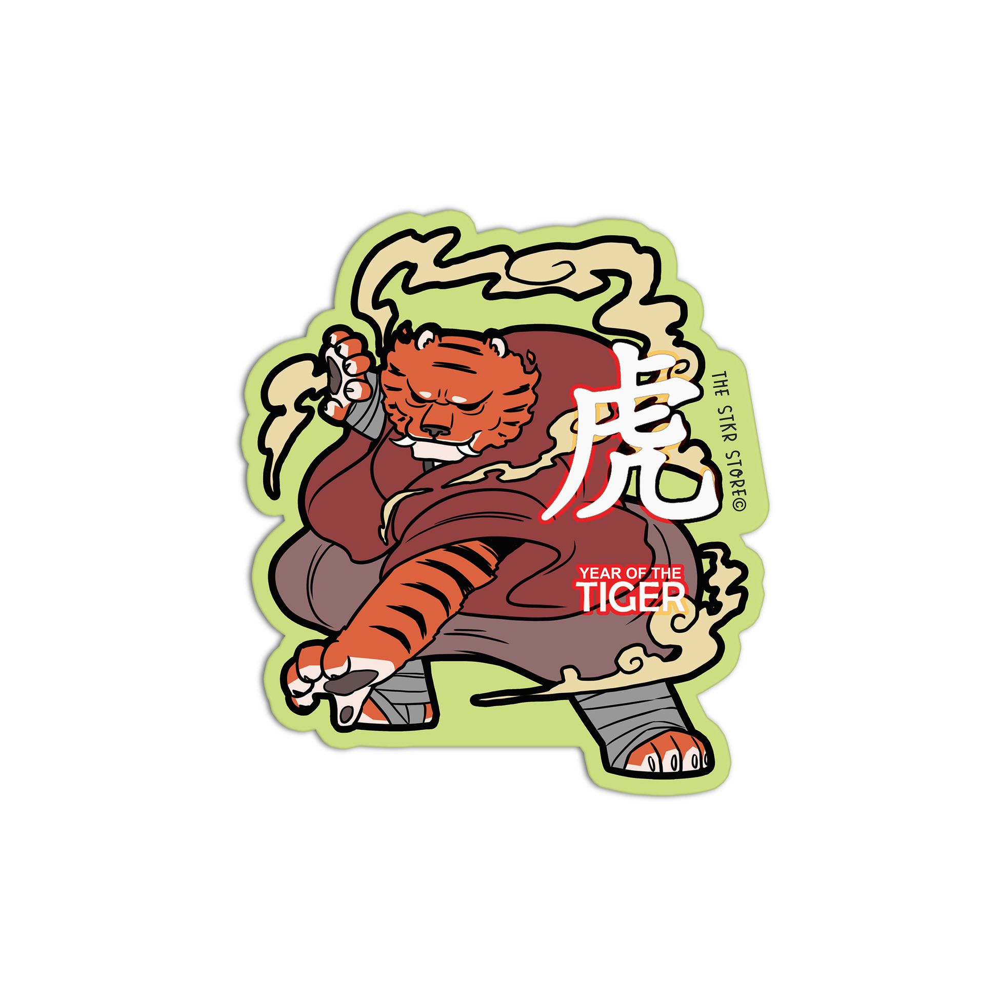 Year Of The Tiger Zodiac Stickers