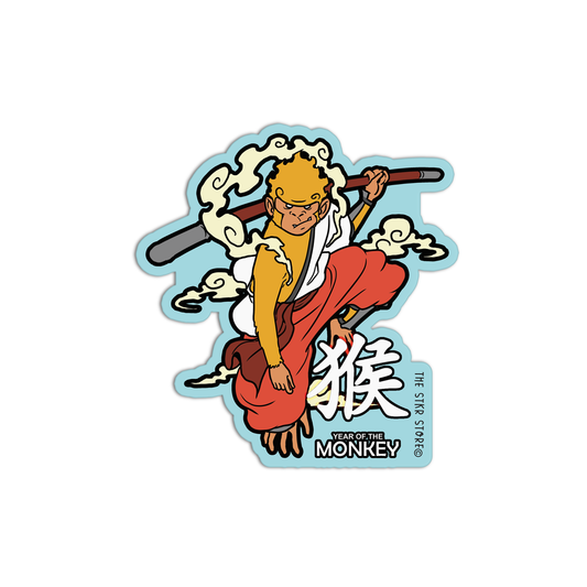 Year Of The Monkey Zodiac Stickers