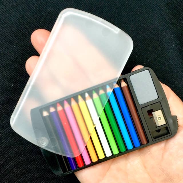 Mini Pencils in Card in Tub Display