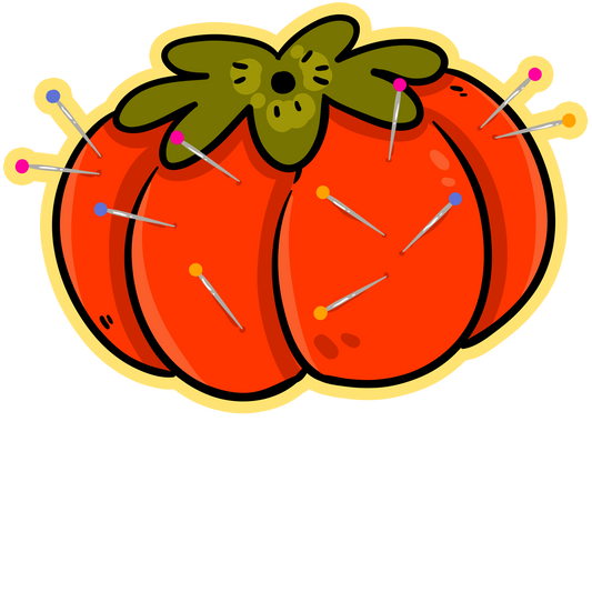 Tomato Pin Cushion Art Materials Stickers
