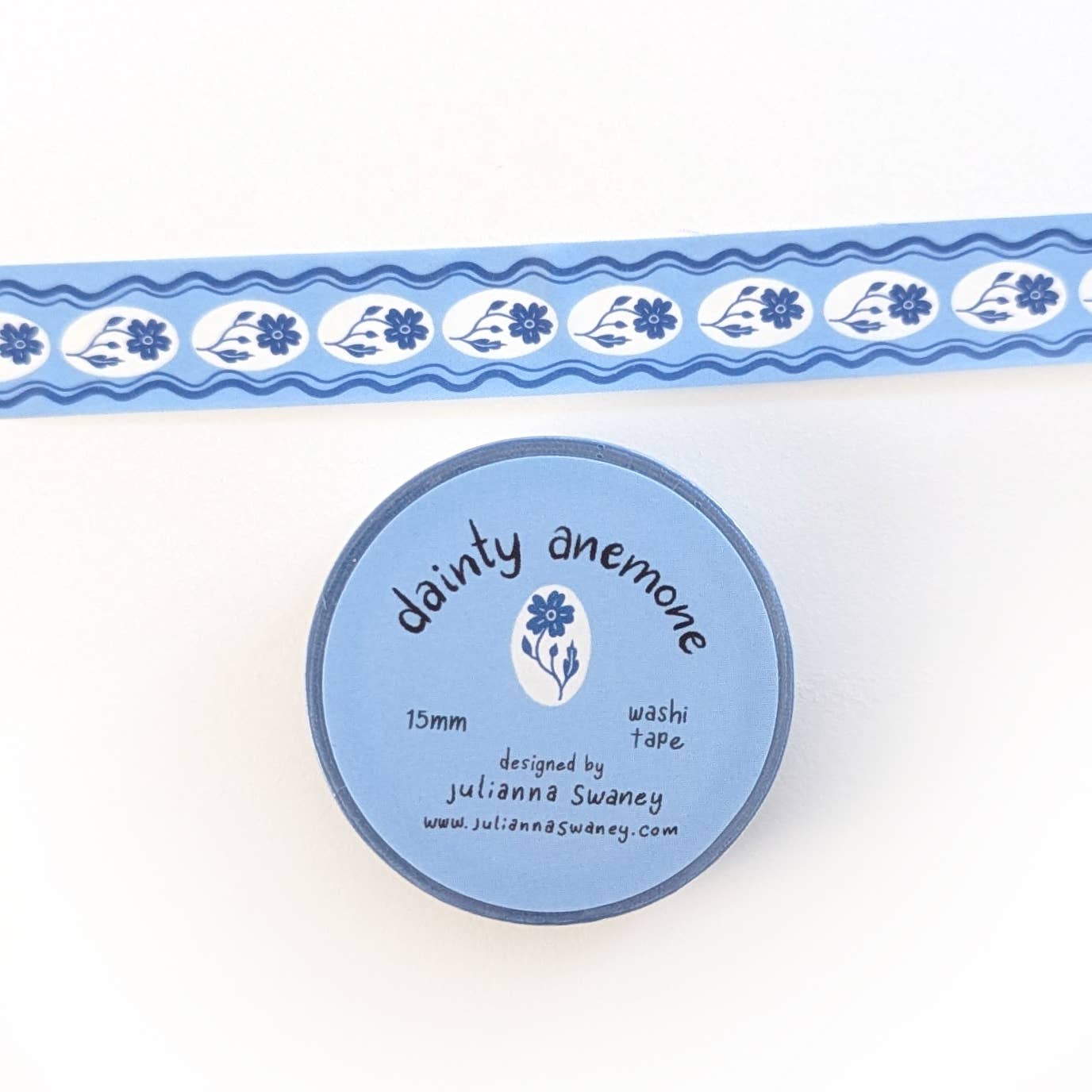 Dainty Anemone 15mm Washi Tape