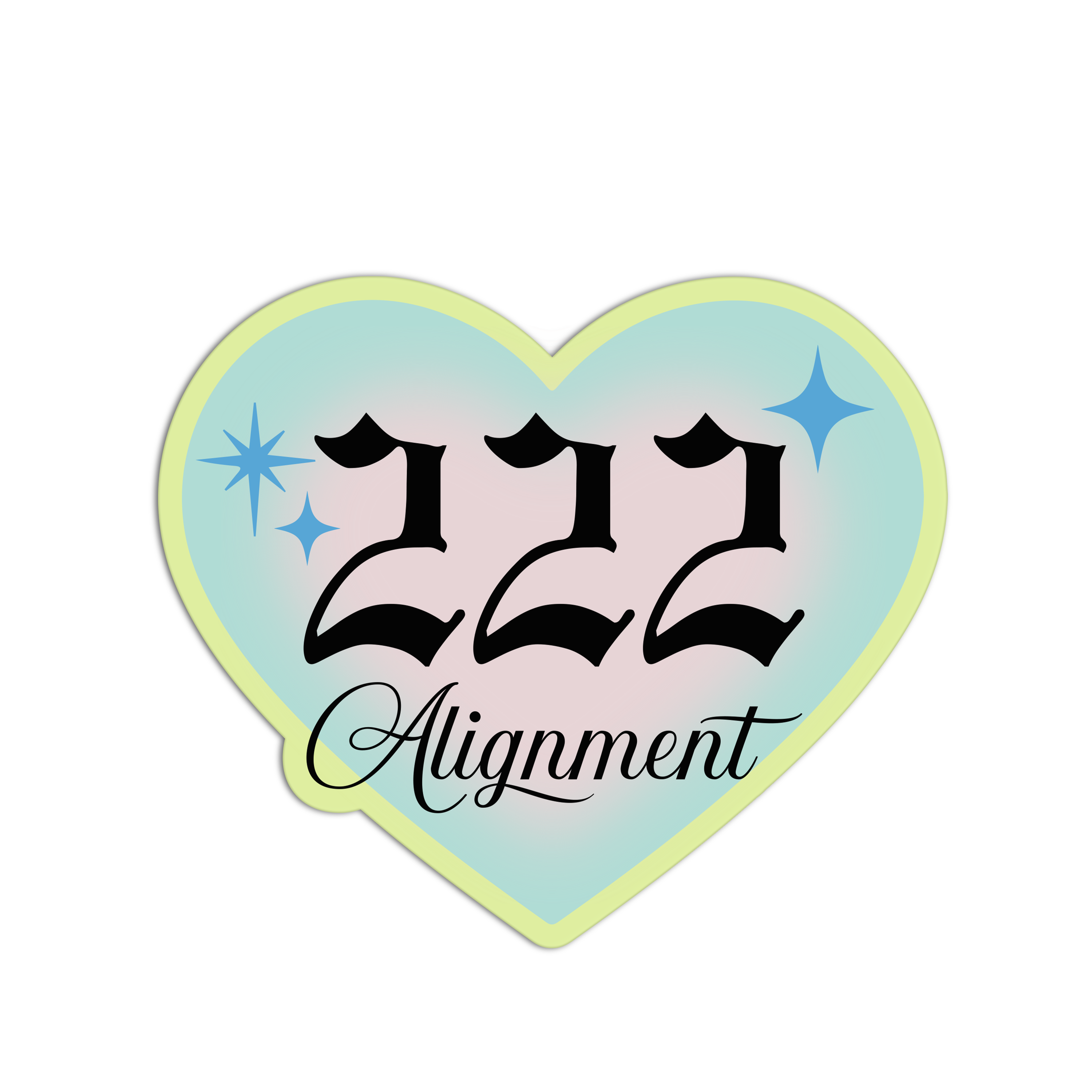 222 Alignment - Waterproof Angel Number Sticker – The Stkr Store