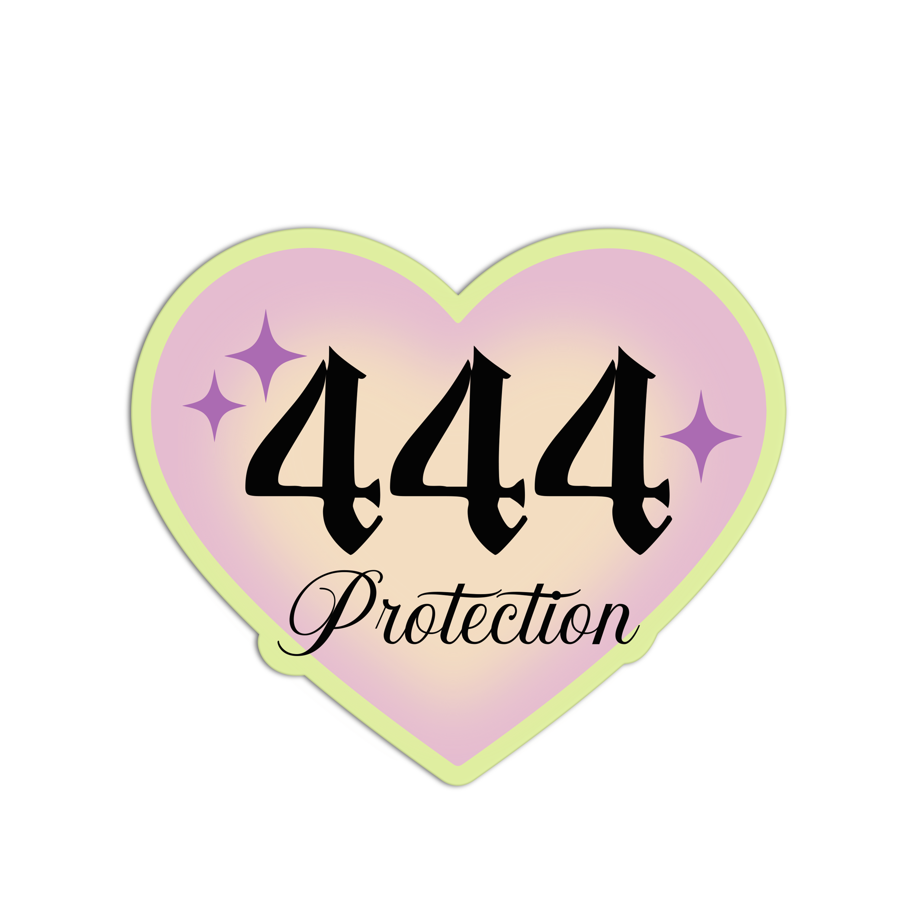 444 Protection - Waterproof Angel Number Sticker – The Stkr Store