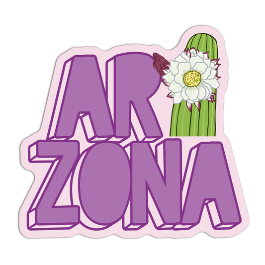 Blooming Cactus - Coquette Arizona Sticker