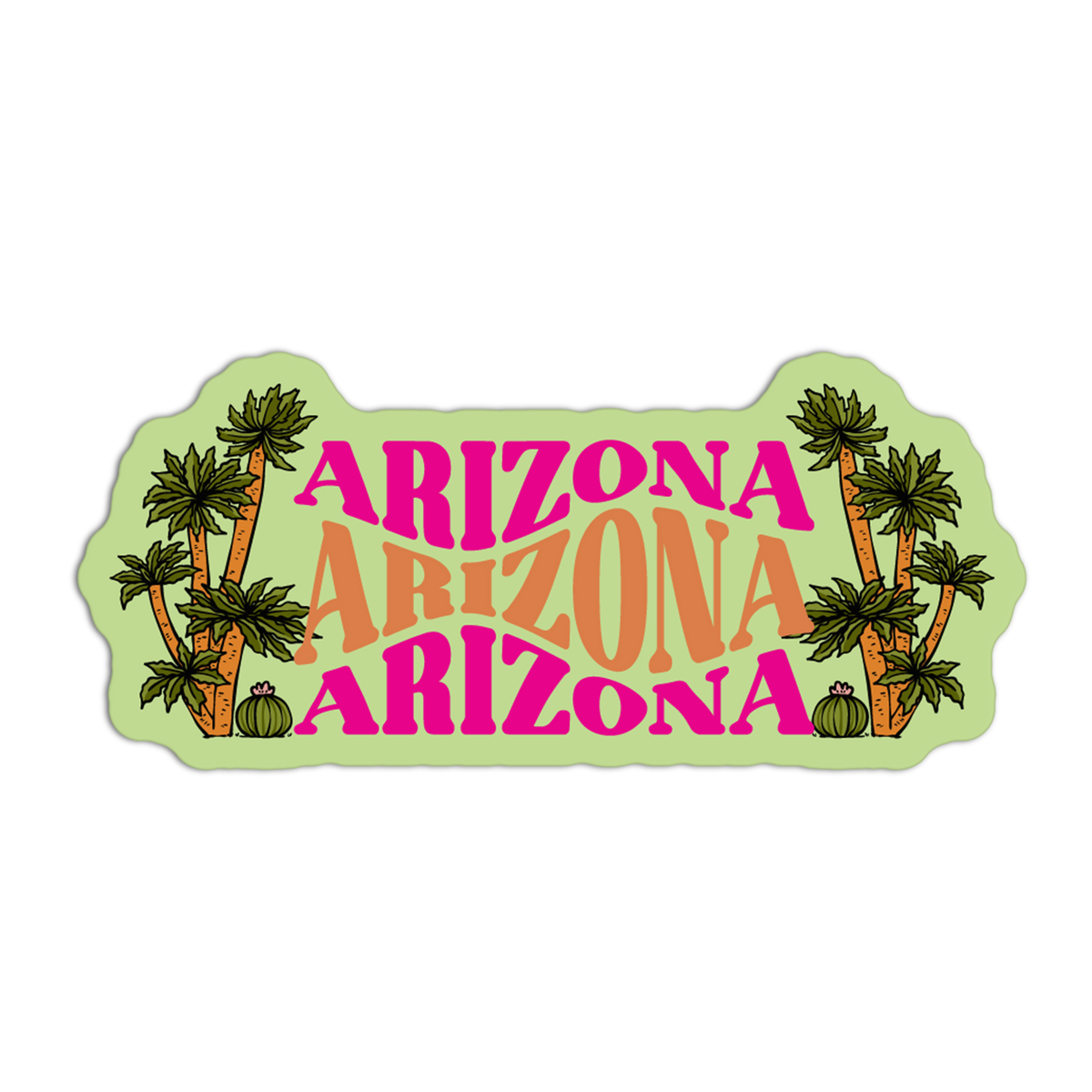 Palm Trees - Coquette Arizona Sticker