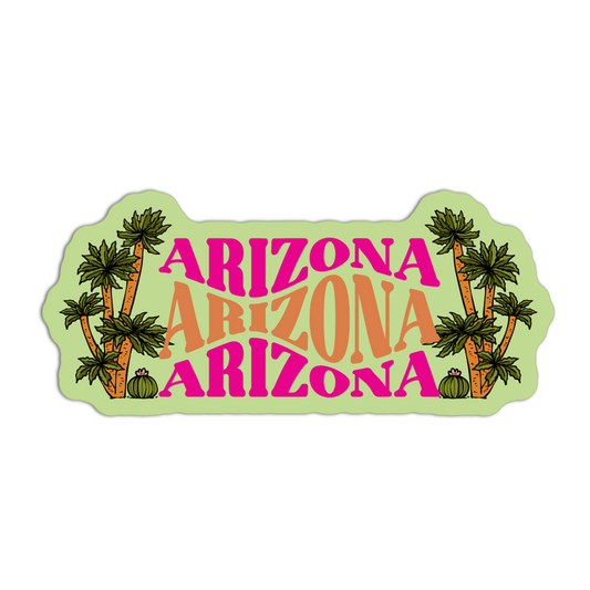 Palm Trees - Coquette Arizona Sticker