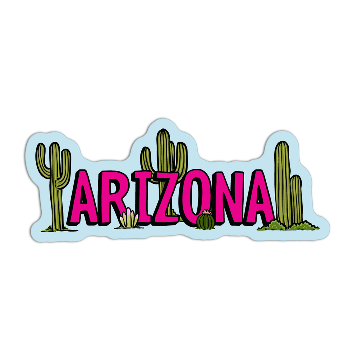 Tall Saguaro - Coquette Arizona Sticker