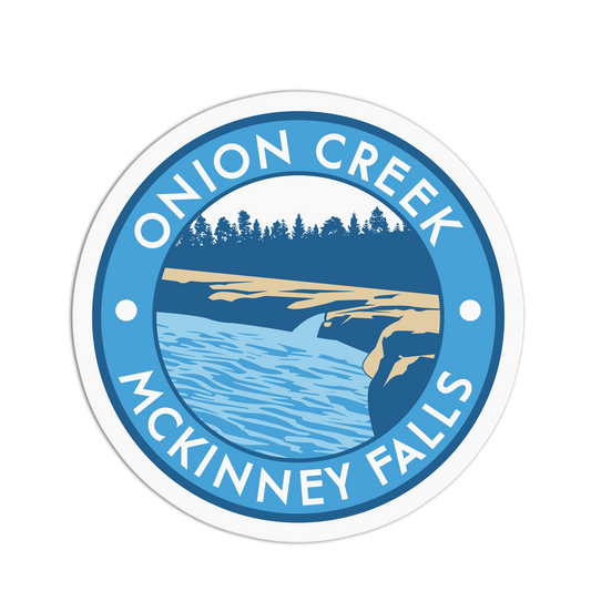 Onion Creek Travel Series Austin Texas Stickers