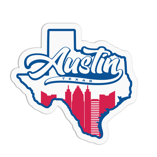 Austin Texas Travel Series Austin Texas Stickers