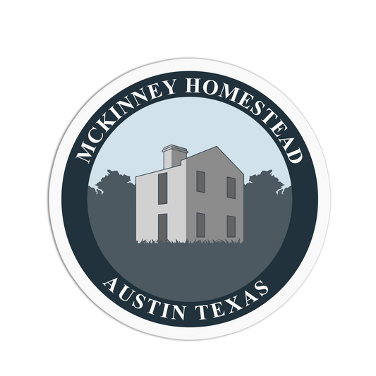 Mckinney Homestead Travel Series Austin Texas Stickers