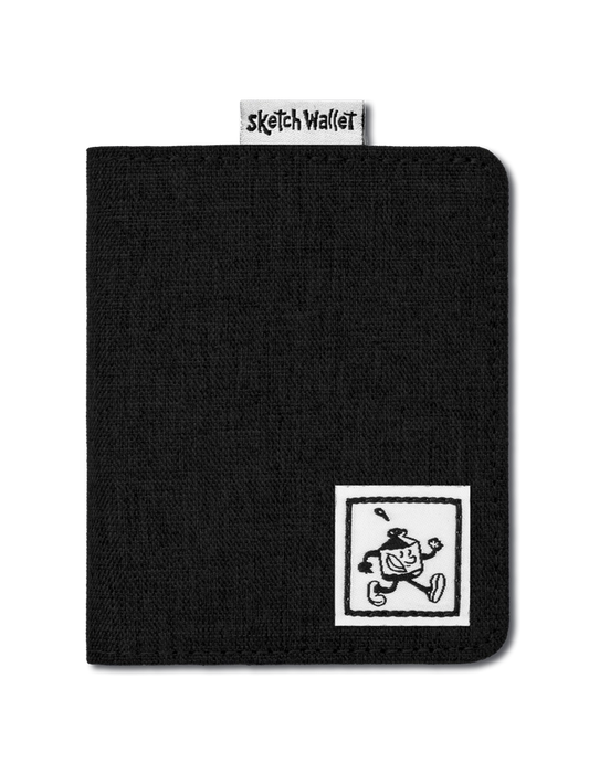Small Canvas Sketch Wallet 2.0 Inky's - The Stkr Store