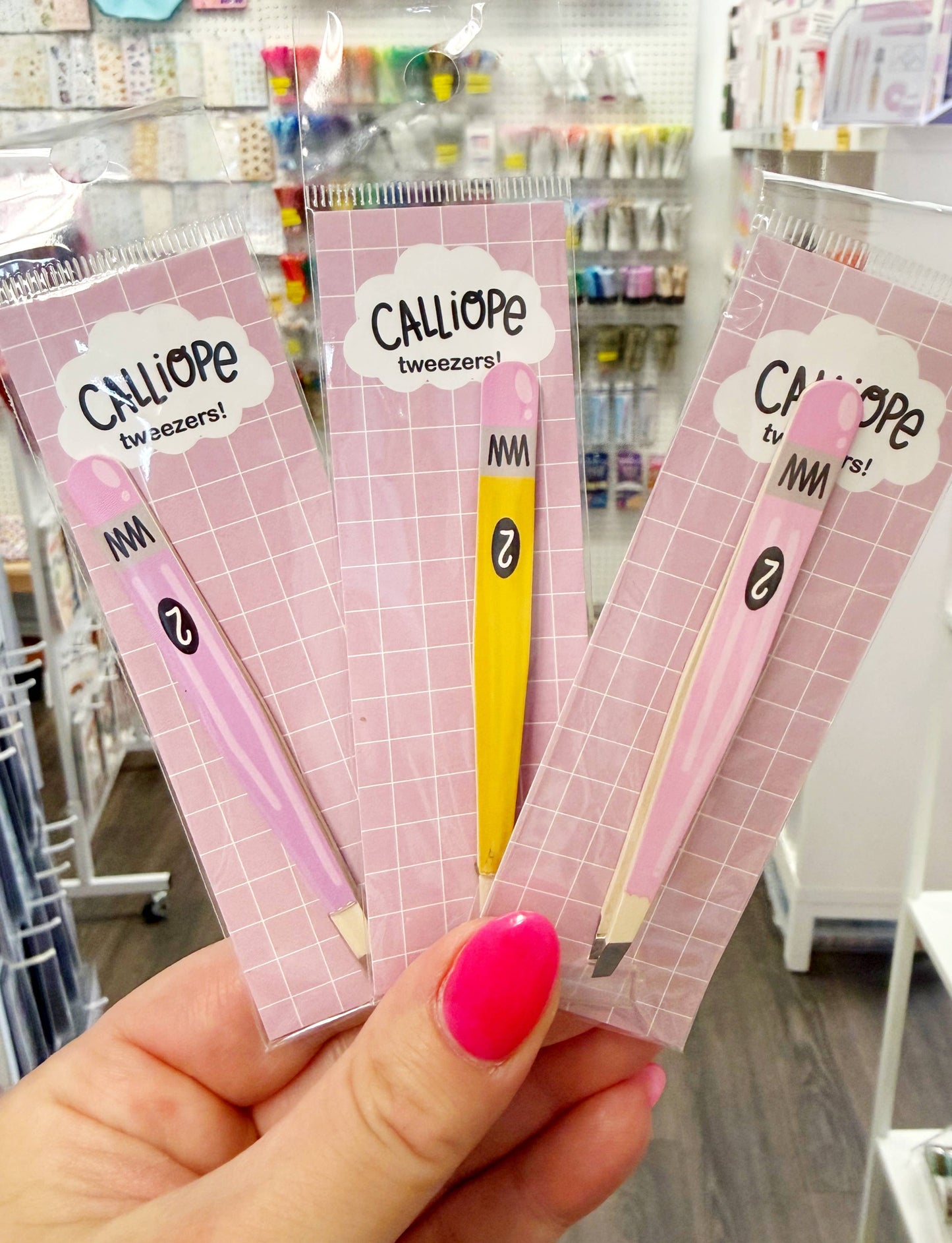 Pencil Tweezers for Stickers!