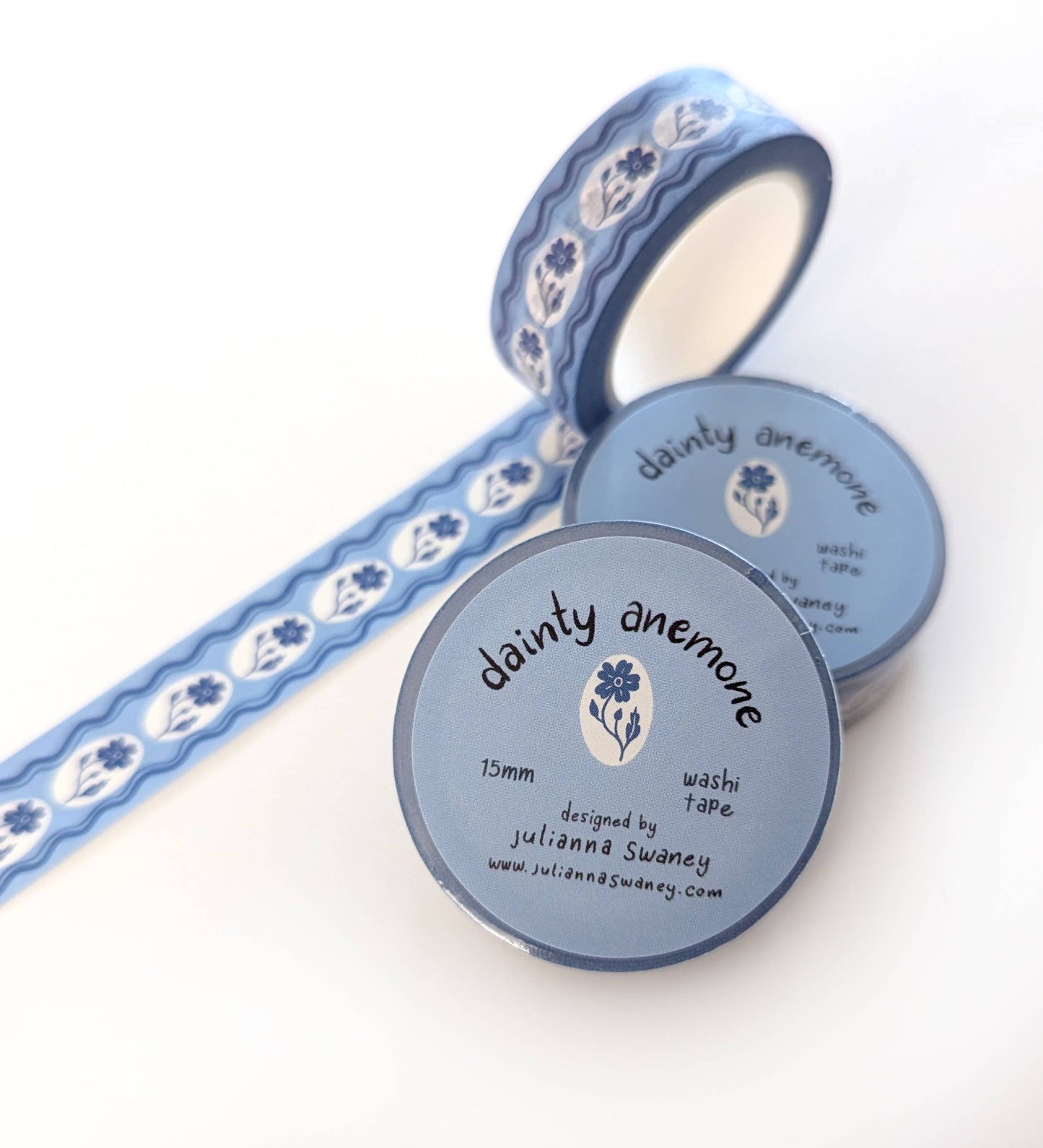 Dainty Anemone 15mm Washi Tape