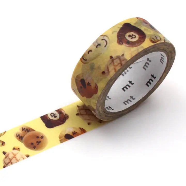 Roll of decorative tape with animal pattern on a white background