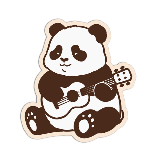 Ukulele Panda Stickers