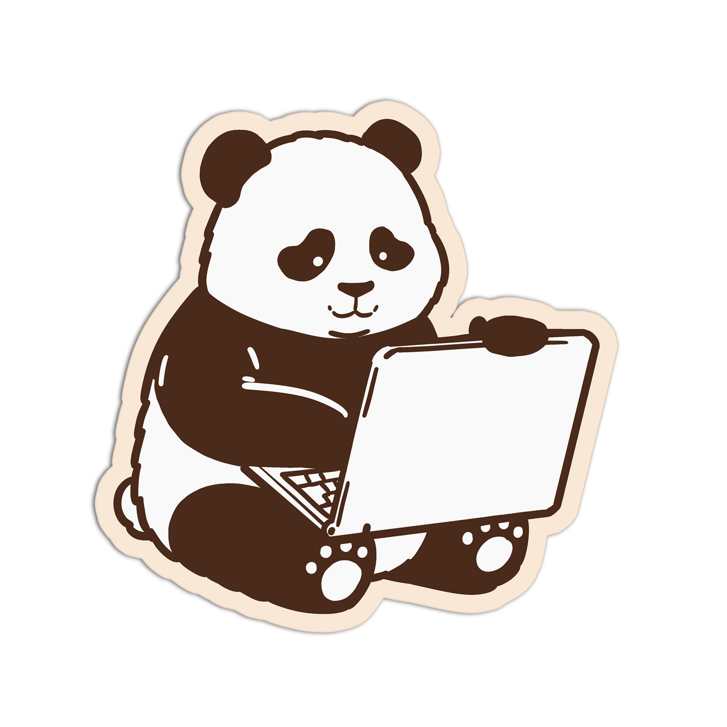 Laptop Gamer Panda Stickers - The Stkr Store