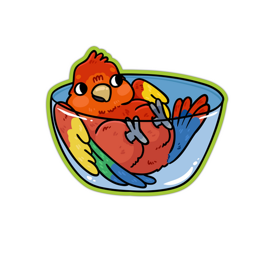 Bird Textured Stickers