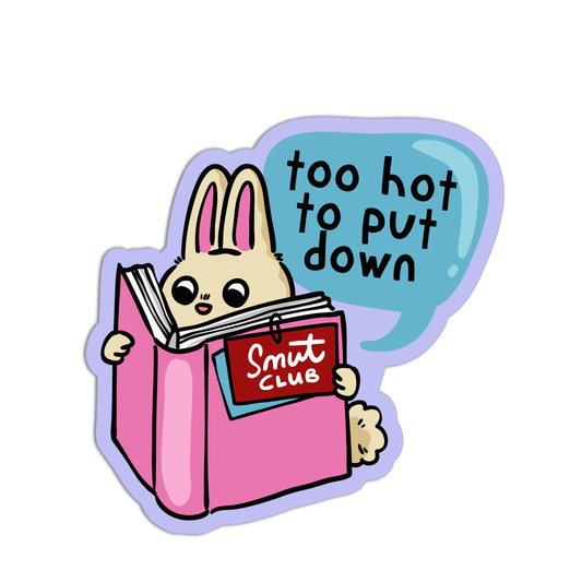 Too Hot To Put Down Books And Reading Stickers