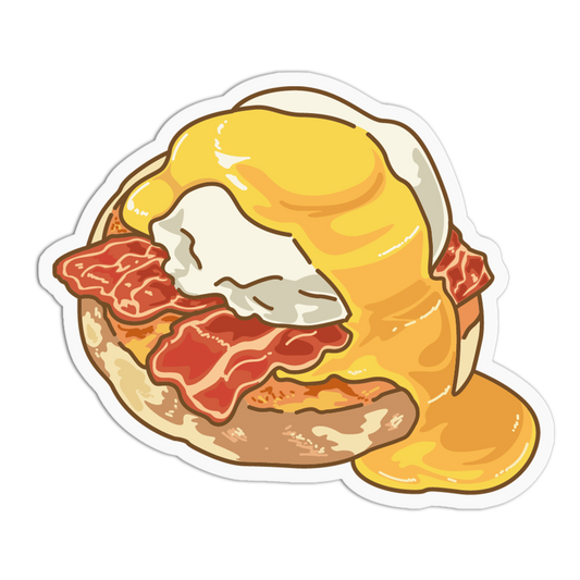 Eggs Benedict Breakfast Food Sticker