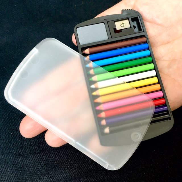 Mini Pencils in Card in Tub Display