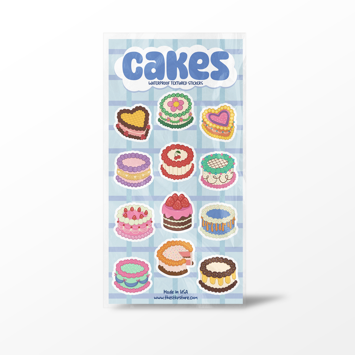 Cakes Sticker Sheet