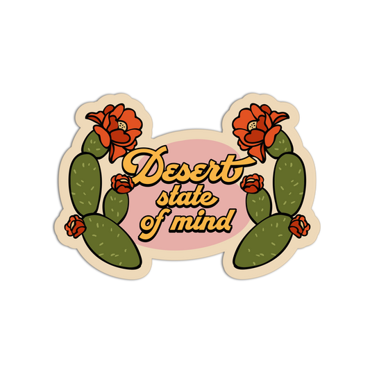 State Mind Cali Desert Sticker