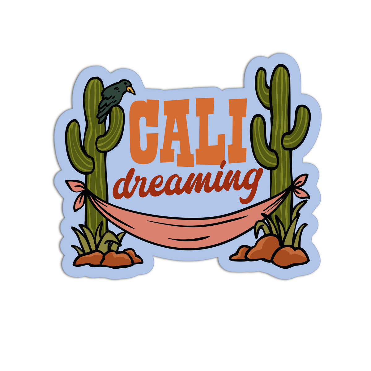 Western Dream Cali Desert Sticker