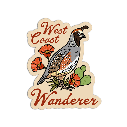 West Coast Cali Desert Sticker