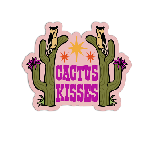 Cactus Kisses Cali Desert Sticker
