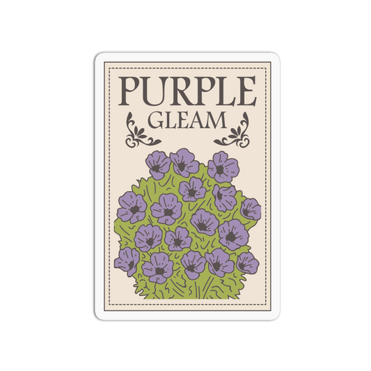 Purple Gleam Seed - California Poppy Sticker