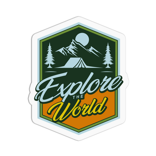 Explore the World - Camping Series Stickers
