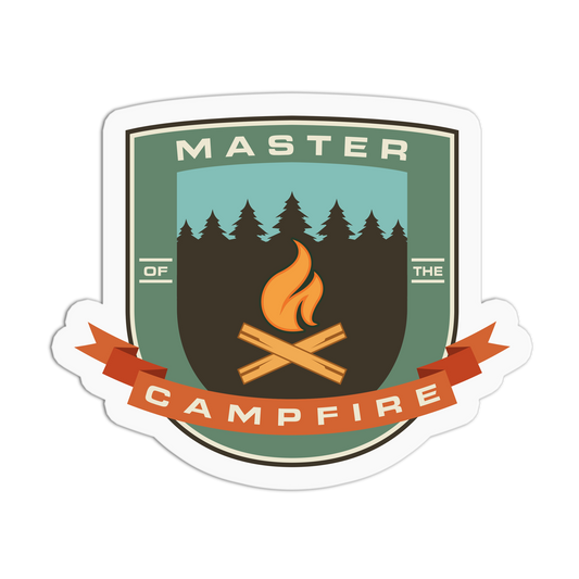 Master of the Campfire - Camping Series Stickers
