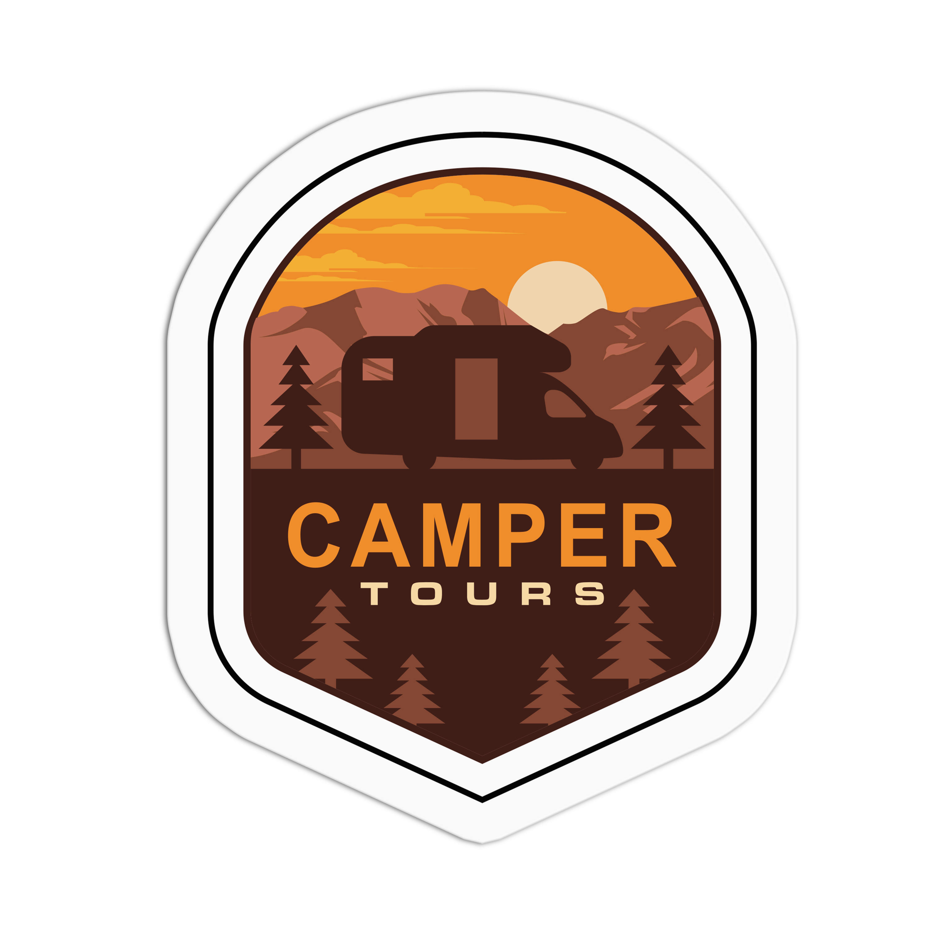 Camper Tours - Camping Series Stickers – The Stkr Store