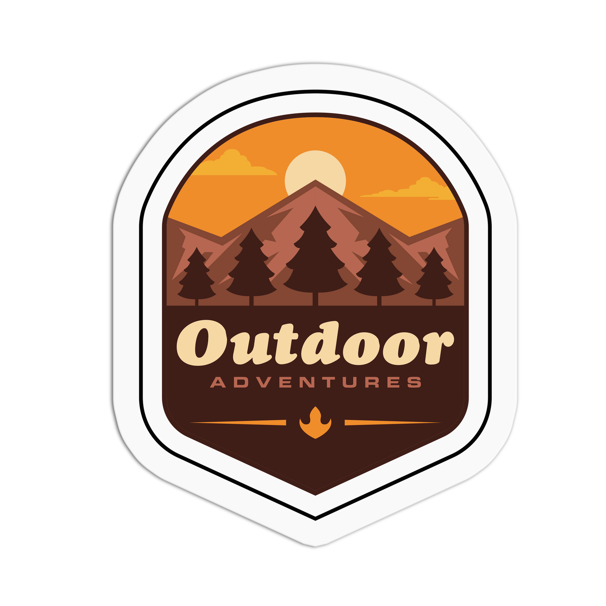 Outdoor Adventures - Camping Series Stickers - The Stkr Store