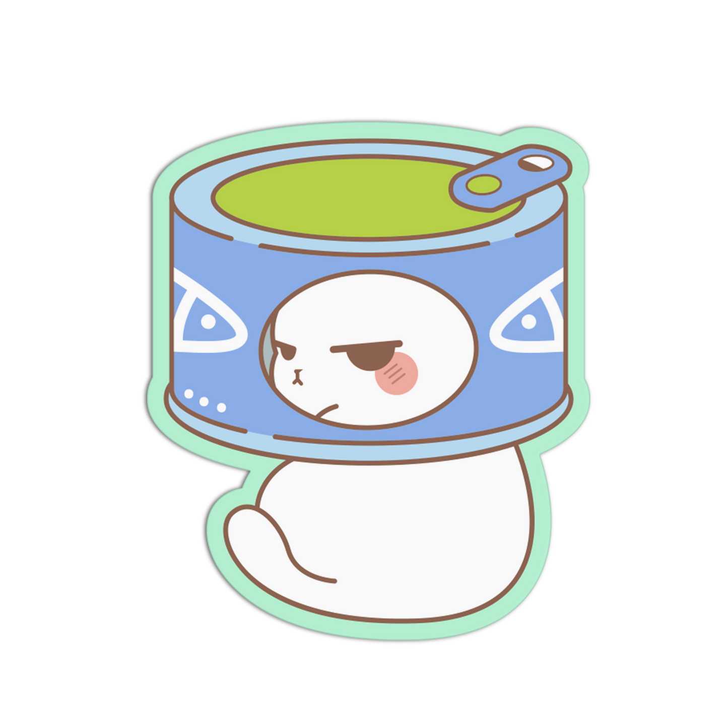 Grumpy Cat Head Can Cats Sticker