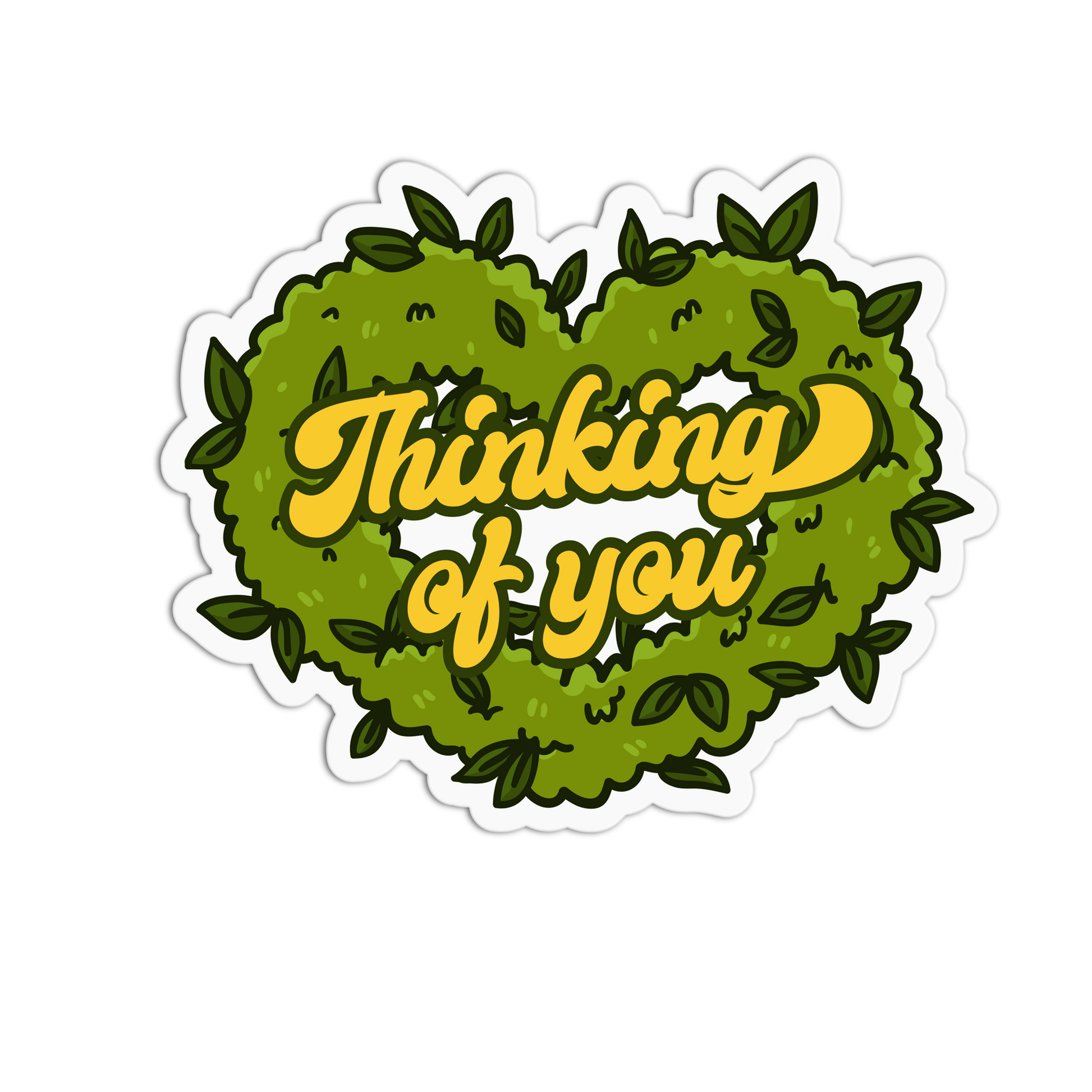 Thinking Of You Canna Series Stickers - The Stkr Store