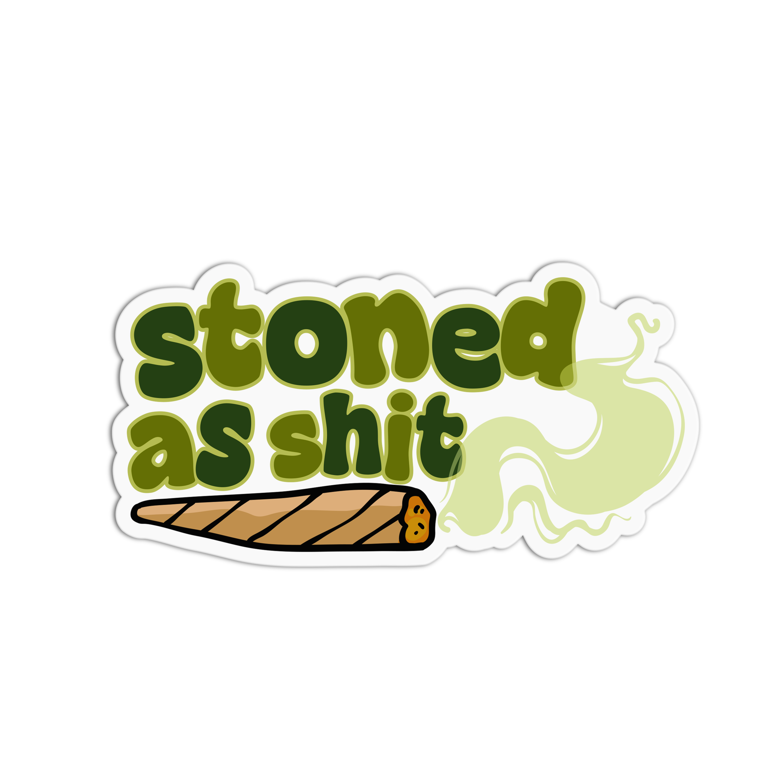 Stoned As Shit Canna Series Stickers – The Stkr Store