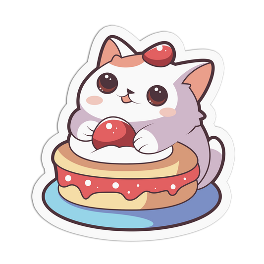 Strawberry Shortcake - Cat Series Sticker