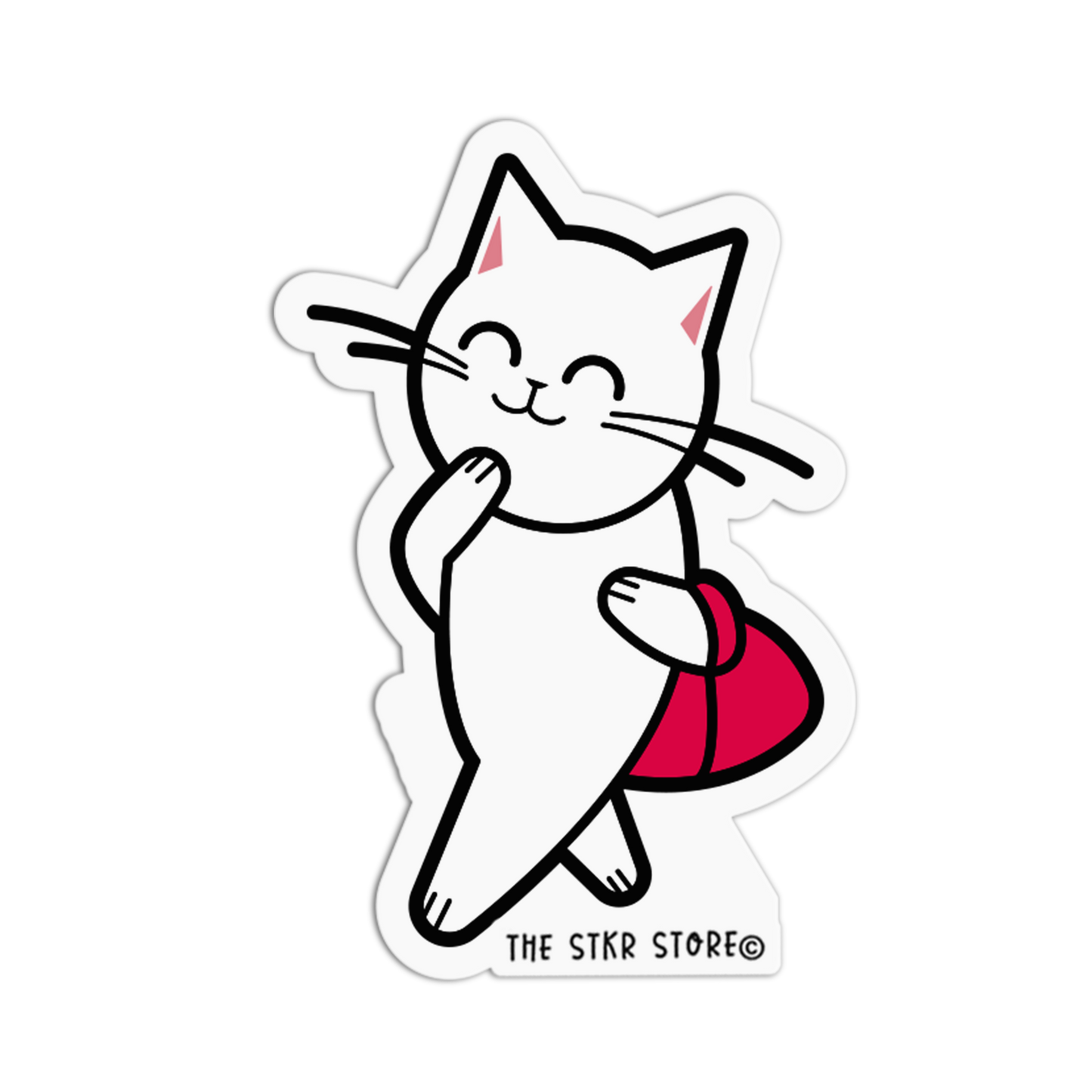 Stylish Handbag - Cat Grocery Sticker